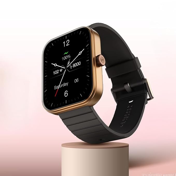 Noise ColorFit Pulse 3 Smartwatch – 1.96" Display, Bluetooth Calling, Midnight Black